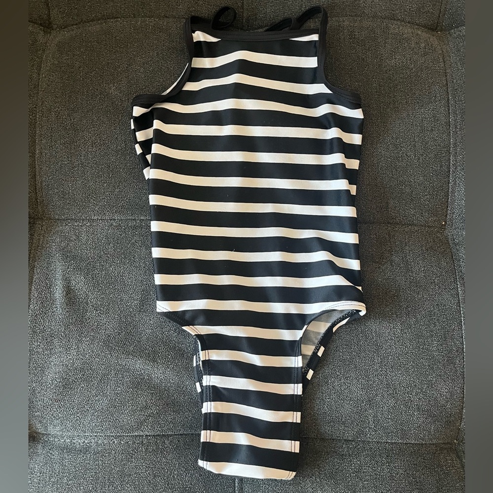 Old Navy Striped Black and White Swimwear